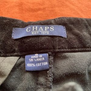 Chaps Black Velvet Jeans